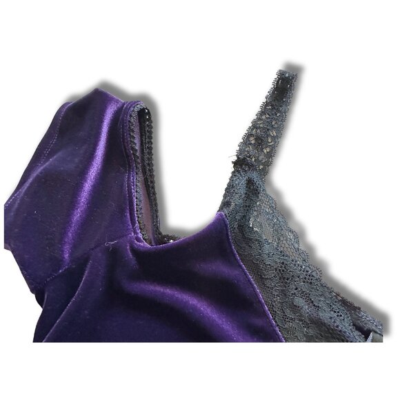 Midnight Hour Purple Velvet Top - Picture 5 of 5